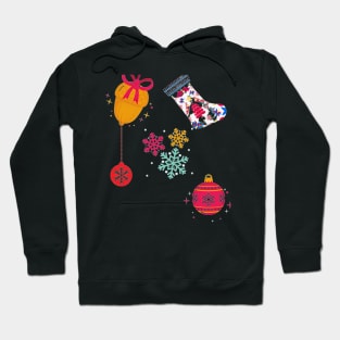 Copie De Merry Christmas Print Hoodie